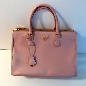AUTHENTIC ,PRADA MILANO LEATHER LARGE BAG.
